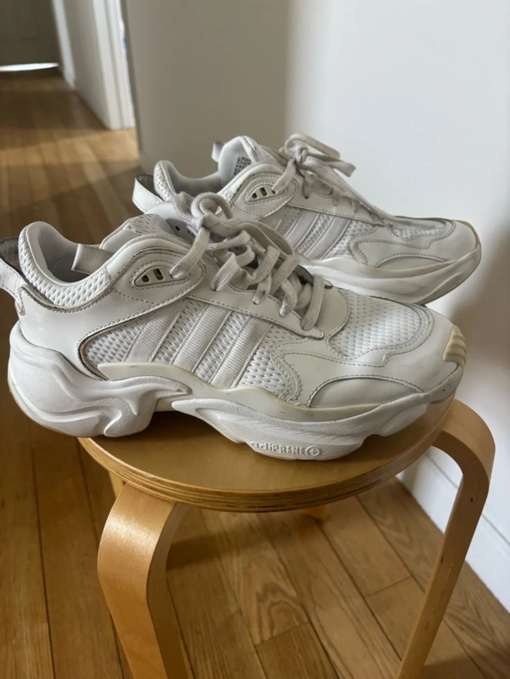 Adidas Magmur Runner white sneakers Size 10